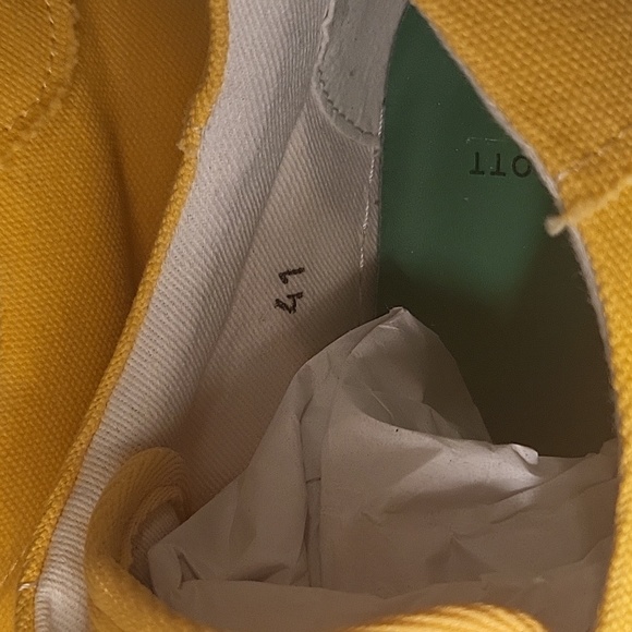 JOHN ELLIOTT HAZE CANVAS LOW TOP SNEAKER CANARY MEN'S SZ 41 - Picture 16 of 17